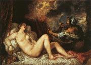  Titian Danae Spain oil painting reproduction